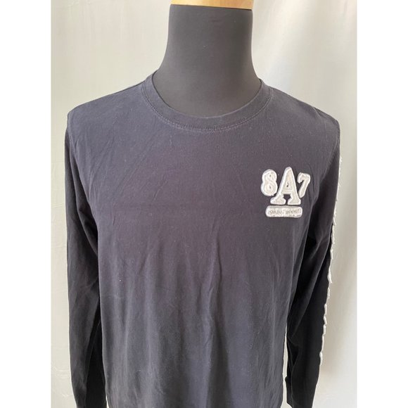 Aeropostale Men's Black Long Sleeve T-Shirt - Picture 2 of 10